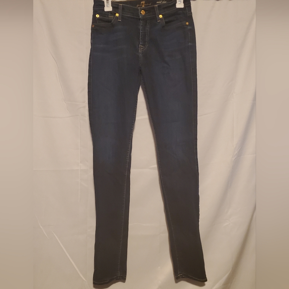 7 For All Man Kind Size 28 Mid Rise Roxanne Jeans